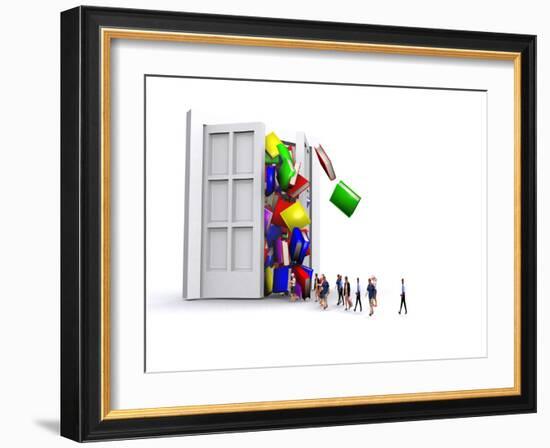 Online Information-Christian Darkin-Framed Photographic Print