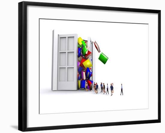 Online Information-Christian Darkin-Framed Photographic Print