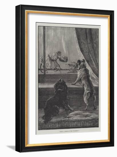 Only a Face at the Window-S.t. Dadd-Framed Giclee Print