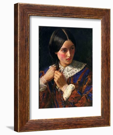 Only a Lock of Hair, C.1857-58-John Everett Millais-Framed Giclee Print