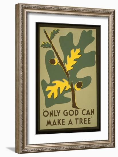 Only God-null-Framed Giclee Print