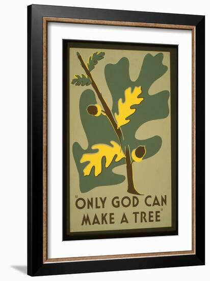 Only God-null-Framed Giclee Print