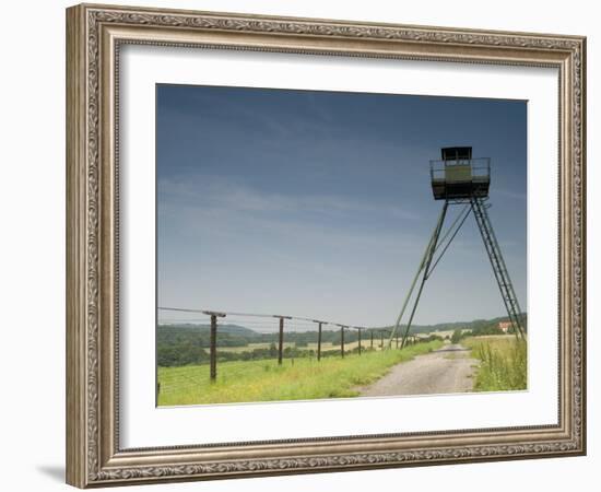 Only Section That Remains of Iron Curtain in Czech Republic, Podyji National Park-Richard Nebesky-Framed Photographic Print