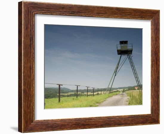 Only Section That Remains of Iron Curtain in Czech Republic, Podyji National Park-Richard Nebesky-Framed Photographic Print