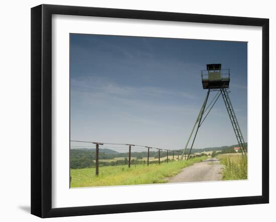 Only Section That Remains of Iron Curtain in Czech Republic, Podyji National Park-Richard Nebesky-Framed Photographic Print