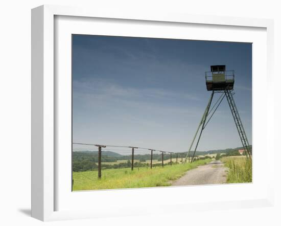 Only Section That Remains of Iron Curtain in Czech Republic, Podyji National Park-Richard Nebesky-Framed Photographic Print