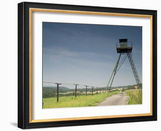 Only Section That Remains of Iron Curtain in Czech Republic, Podyji National Park-Richard Nebesky-Framed Photographic Print