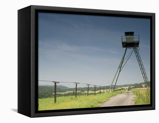 Only Section That Remains of Iron Curtain in Czech Republic, Podyji National Park-Richard Nebesky-Framed Premier Image Canvas