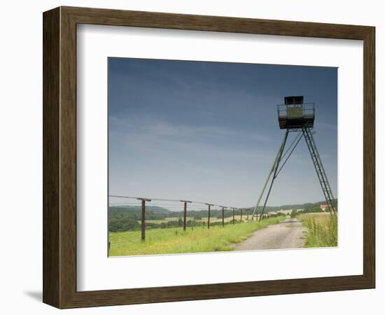 Only Section That Remains of Iron Curtain in Czech Republic, Podyji National Park-Richard Nebesky-Framed Photographic Print