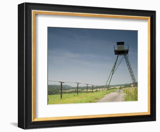 Only Section That Remains of Iron Curtain in Czech Republic, Podyji National Park-Richard Nebesky-Framed Photographic Print