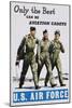 Only the Best Can Be Aviation Cadets Recruitment Poster-null-Mounted Giclee Print