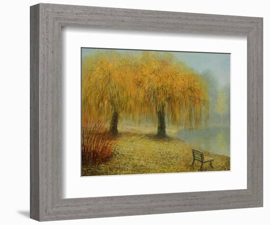 Only Two Of Us-kirilstanchev-Framed Art Print