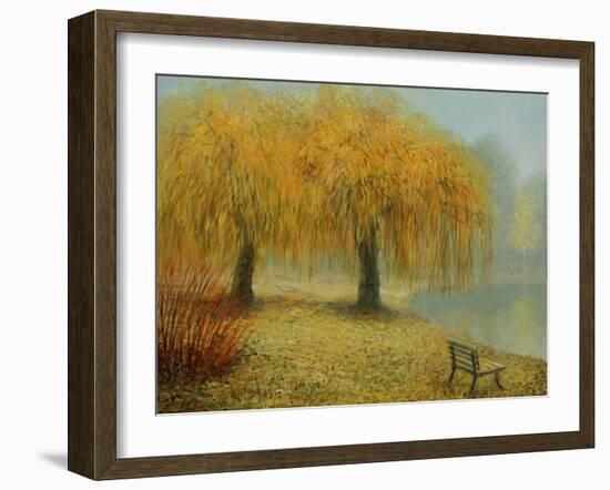 Only Two Of Us-kirilstanchev-Framed Art Print