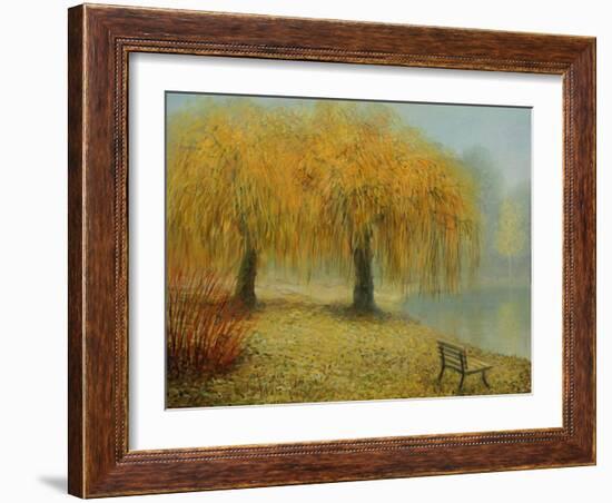 Only Two Of Us-kirilstanchev-Framed Art Print