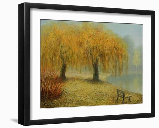 Only Two Of Us-kirilstanchev-Framed Art Print