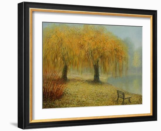 Only Two Of Us-kirilstanchev-Framed Art Print