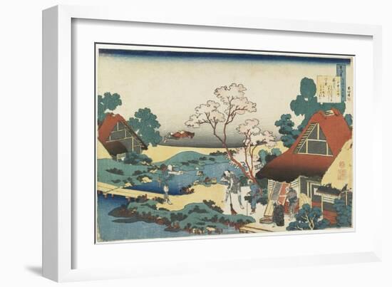 Ono No Komachi, 1835-1836-Katsushika Hokusai-Framed Giclee Print