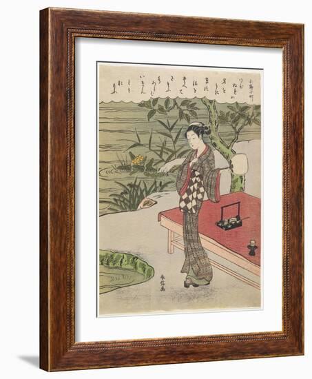 Ono No Komachi, C. 1767-Suzuki Harunobu-Framed Giclee Print