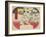 Onono Komachi and Ink Color Cherry Blossoms, Spring, 1844-1847-Utagawa Hiroshige-Framed Giclee Print