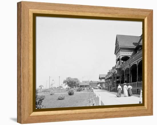 Ontario Beach Park, Rochester, N.Y.-null-Framed Stretched Canvas