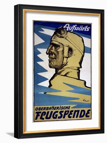 "Onwards: Upper Bavarian Aviation Fund", 1916-Fritz Erler-Framed Giclee Print