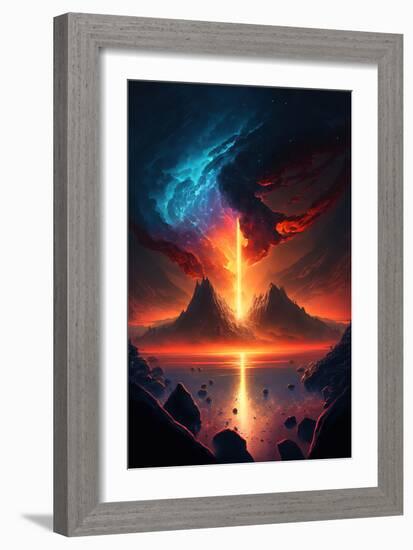 Onyx Abyss 11-null-Framed Premium Giclee Print