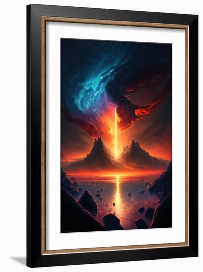 Onyx Abyss 11-null-Framed Premium Giclee Print