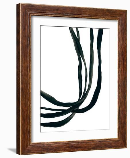 Onyx Ribbon I-June Vess-Framed Art Print