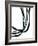 Onyx Ribbon I-June Vess-Framed Art Print