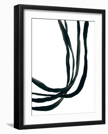 Onyx Ribbon I-June Vess-Framed Art Print