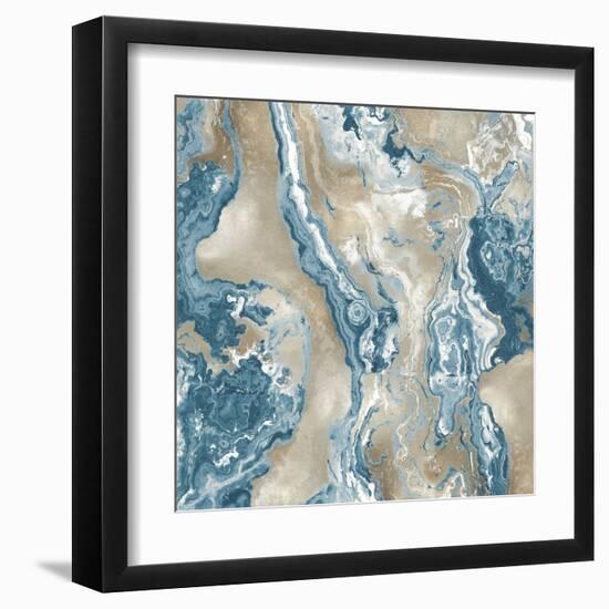 Onyx Teal-Danielle Carson-Framed Art Print