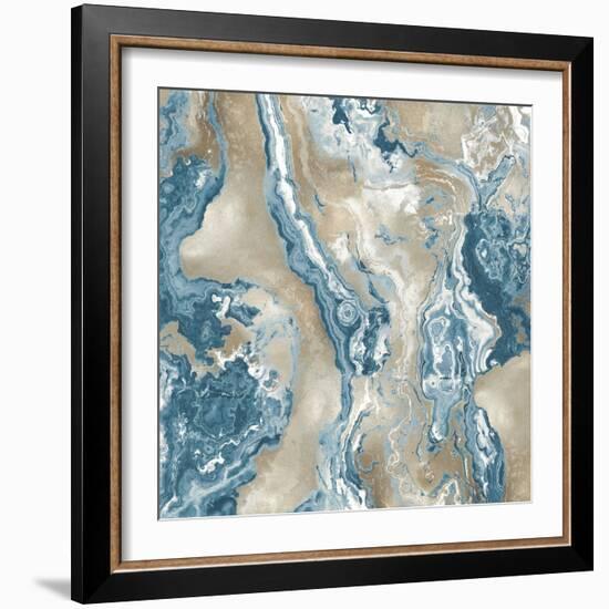 Onyx Teal-Danielle Carson-Framed Art Print