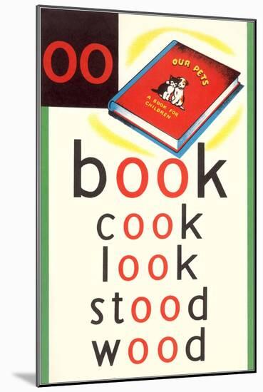 OO in Book-null-Mounted Art Print