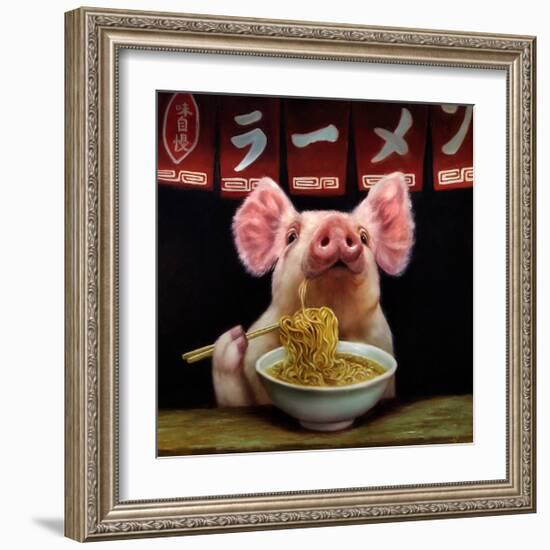 Oodles of Noodles-Lucia Heffernan-Framed Art Print