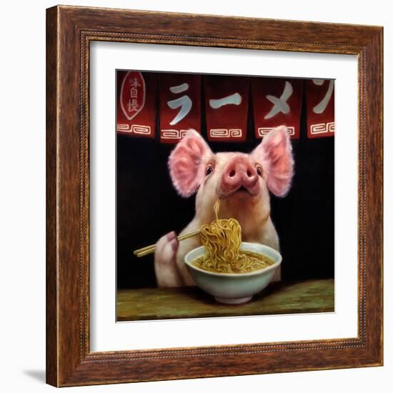 Oodles of Noodles-Lucia Heffernan-Framed Art Print