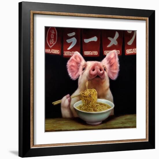 Oodles of Noodles-Lucia Heffernan-Framed Art Print