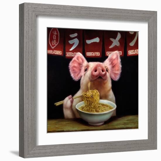 Oodles of Noodles-Lucia Heffernan-Framed Art Print