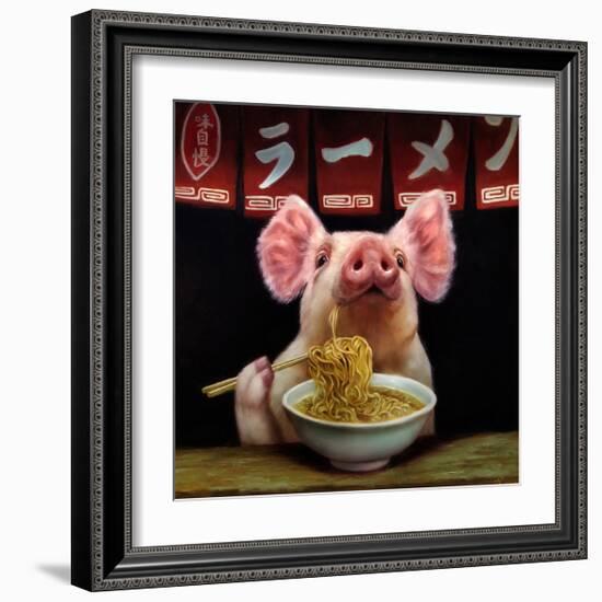 Oodles of Noodles-Lucia Heffernan-Framed Art Print