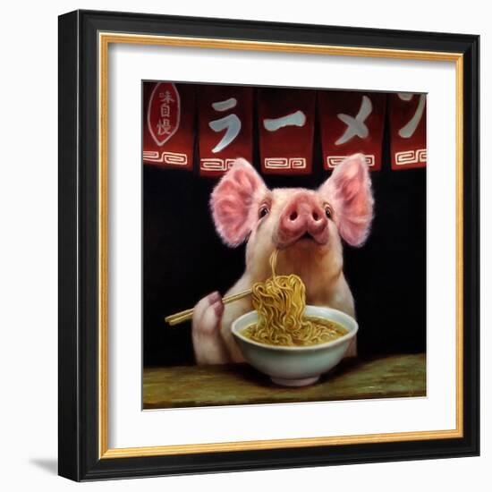 Oodles of Noodles-Lucia Heffernan-Framed Art Print