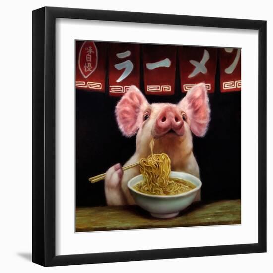 Oodles of Noodles-Lucia Heffernan-Framed Art Print