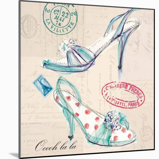 Ooooh La La Shoe-Barbara Lindner-Mounted Art Print