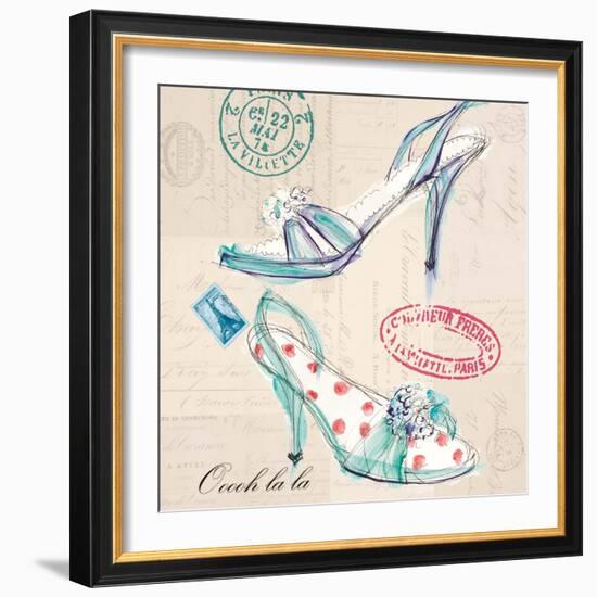 Ooooh La La Shoe-Barbara Lindner-Framed Art Print