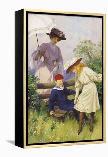 Oops-A-Daisy-Percy Tarrant-Framed Premier Image Canvas