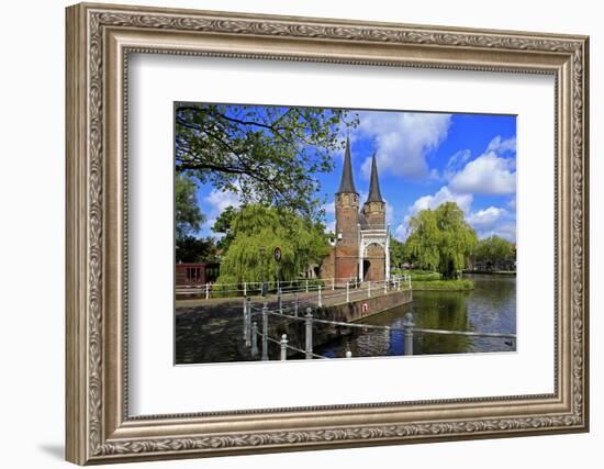 Oostpoort City Gate, Delft, South Holland, Netherlands, Europe-Hans-Peter Merten-Framed Photographic Print