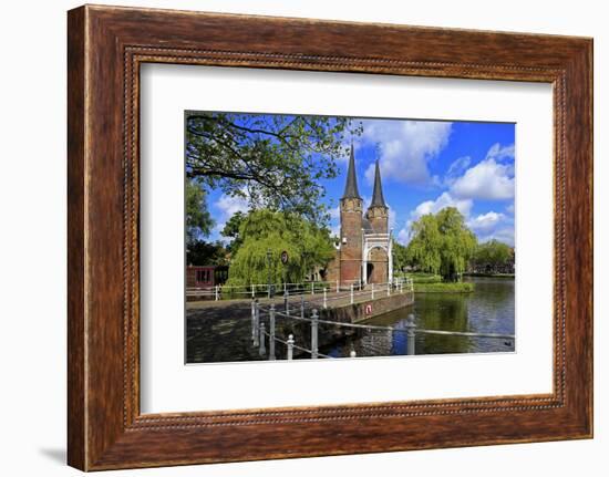 Oostpoort City Gate, Delft, South Holland, Netherlands, Europe-Hans-Peter Merten-Framed Photographic Print