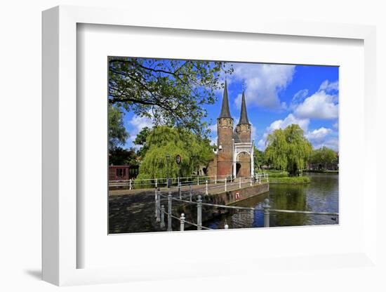 Oostpoort City Gate, Delft, South Holland, Netherlands, Europe-Hans-Peter Merten-Framed Photographic Print