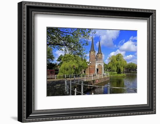 Oostpoort City Gate, Delft, South Holland, Netherlands, Europe-Hans-Peter Merten-Framed Photographic Print