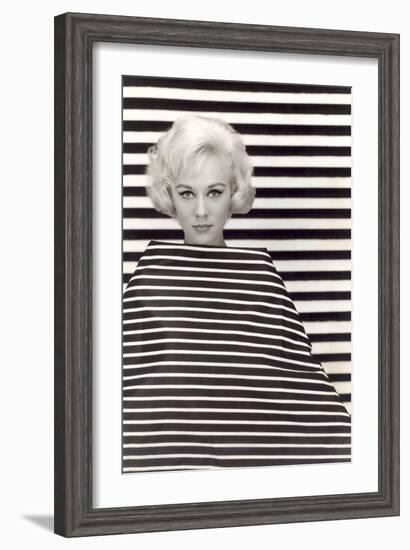 Op Art Fashion Model-null-Framed Art Print