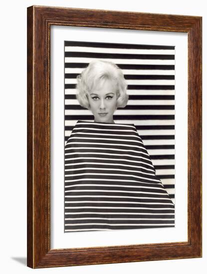 Op Art Fashion Model-null-Framed Art Print