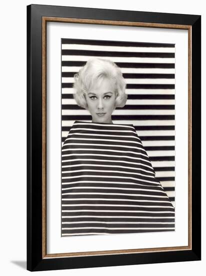 Op Art Fashion Model-null-Framed Art Print